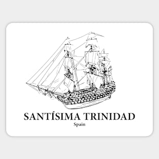 Santísima Trinidad Spanish Warship Sticker